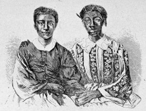  Eliza and Lizzie Scott, children of Dred Scott. Credit Image by Getty/MPI 