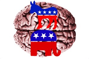 republican and democratic brain